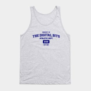 The Digital Bits DVD Athletics - Blue on Light Tank Top